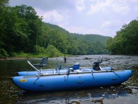Our 16' catamaran gets you to where the fish are